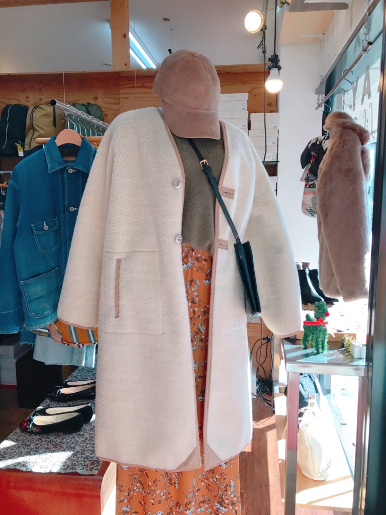 トゥディフル TODAYFUL Cocoon Boa Coat : dimanche ディマンシュ NEWS ...