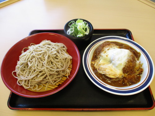 220杯目:富士そば阿佐谷店でミニひれカレーかつ丼セット_f0339637_08153867.jpg