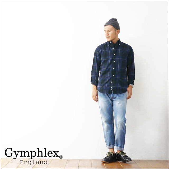 Gymphlex [ジムフレックス] 60/2ビエラ起毛 B.D チェックシャツ [J-0643VHC] ボタンダウンチェックネルシャツ MEN\'S_f0051306_18085040.jpg