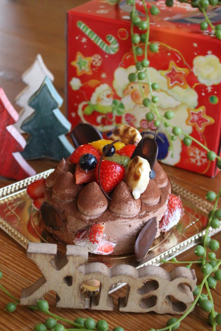 クリスマス　チョコレートケーキ♪_f0191818_20435066.jpg