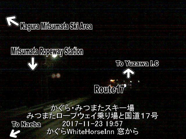 2017年11月23日　プチ冬型が来るか？夜の新潟ライブカメラ_e0037849_20133674.jpg