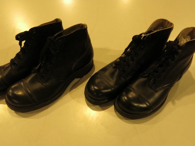 \"DEAD STOCK US NAVY TOECAP LACE UP BOOTS\"ってこんなこと。_c0140560_17055773.jpg