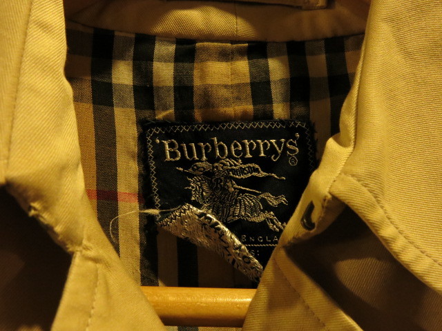 \"1970\'s VINTAGE BURBERRYS TRENCH COAT\"ってこんなこと。_c0140560_18355294.jpg