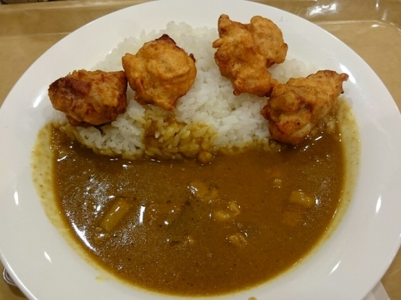 11/24  カレーショップC&C高幡SC店  唐揚げカレーマイルド大盛￥660唐揚げ増量￥0 + サラダ￥100_b0042308_19235882.jpg