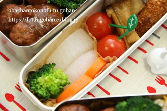 ミートボールデミソース煮込み洋風弁当&今日の御出勤御膳_c0326245_11354754.jpg