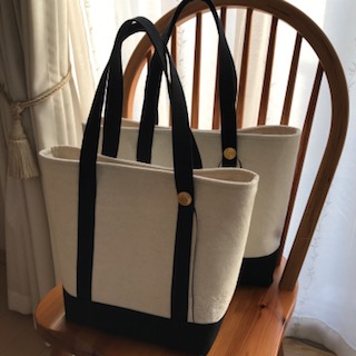 起毛コットンリネンのトートBag_e0160561_192570.jpg