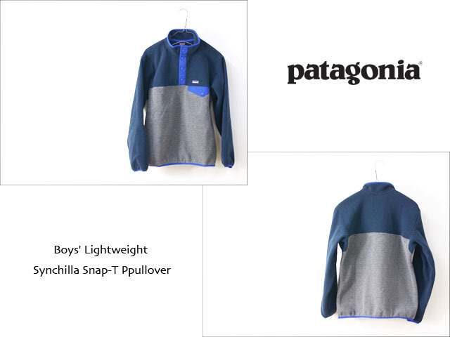 patagonia [パタゴニア正規代理店] Boys\' Lightweight Synchilla Snap-T Ppullover [65572] ボーイズ・ライトウェイト・シンチラ・スナップT_f0051306_17480442.jpg