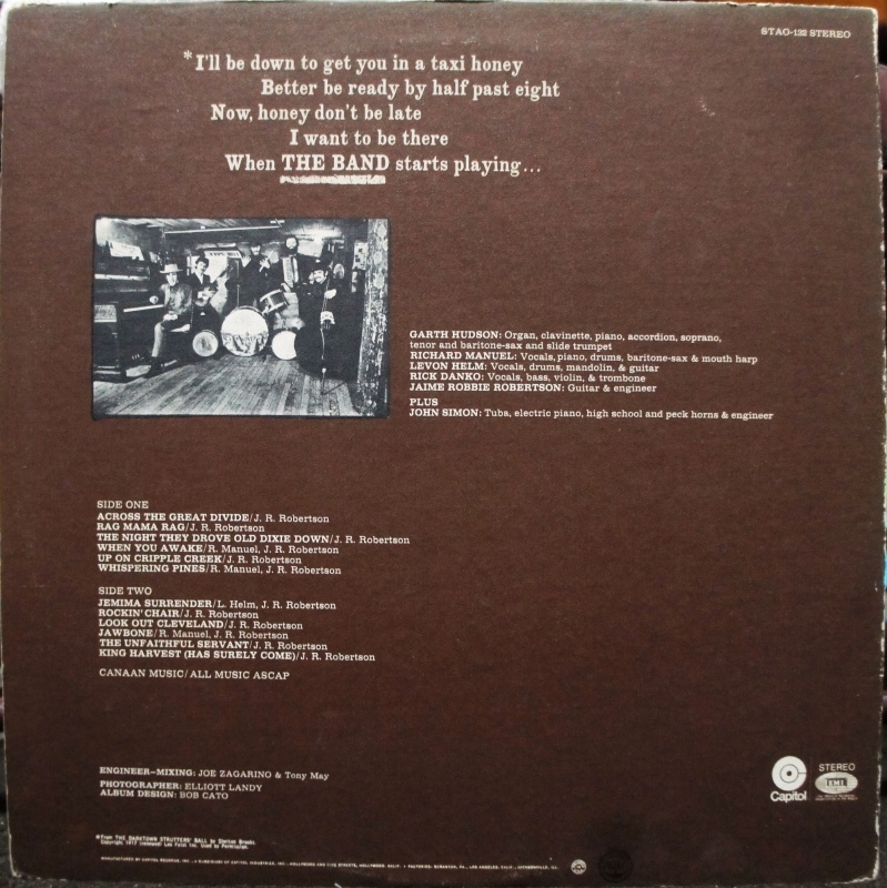 □史上最高峰高音質45回転2LP□THE BAND □ザ・バンド□Music F