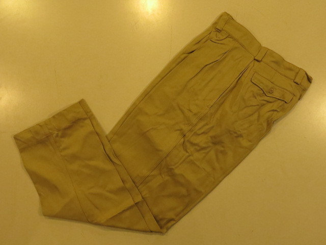 \"DEAD STOCK 1960\'S FRENCH ARMY CHINO PANTS\"ってこんなこと。_c0140560_15473238.jpg