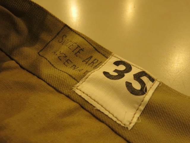 \"DEAD STOCK 1960\'S FRENCH ARMY CHINO PANTS\"ってこんなこと。_c0140560_15480144.jpg