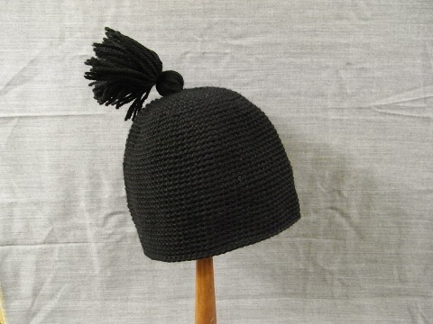 Hand Knitting Tassel Skull Cap_e0130546_17404847.jpg