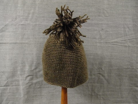 Hand Knitting Tassel Skull Cap_e0130546_17412372.jpg