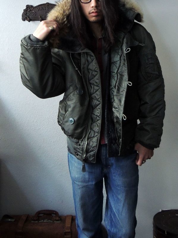70S U.S.AIR FORCE N-2B FLIGHT JACKET--RECOMMEND