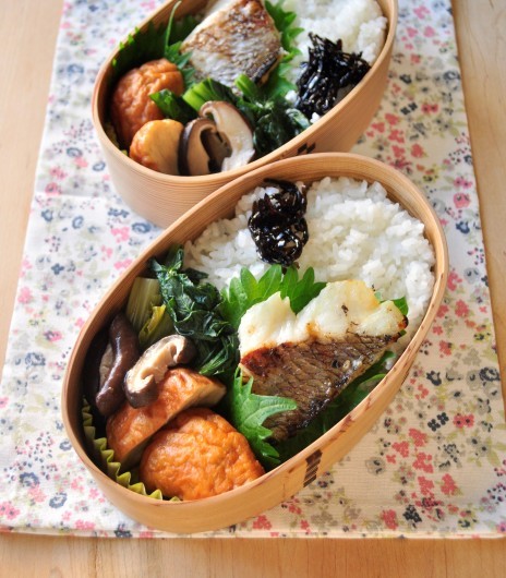 鯛の西京漬け弁当_b0171098_18172906.jpg