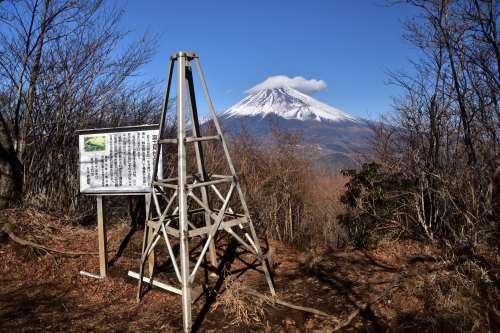 好天の晩秋、富士山の絶好の展望台に登る～2017年11月 愛鷹山越前岳_d0372906_21172815.jpg