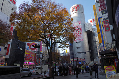 11月29日(水)の109前交差点_b0056983_12201529.jpg