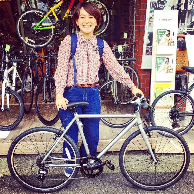 ライトウェイ特集☆今日のバイシクルガール 番外編☆ 自転車女子 自転車ガール クロスバイク ライトウェイ おしゃれ自転車 マリン ターン シェファード パスチャー スタイルス_b0212032_19023772.jpg