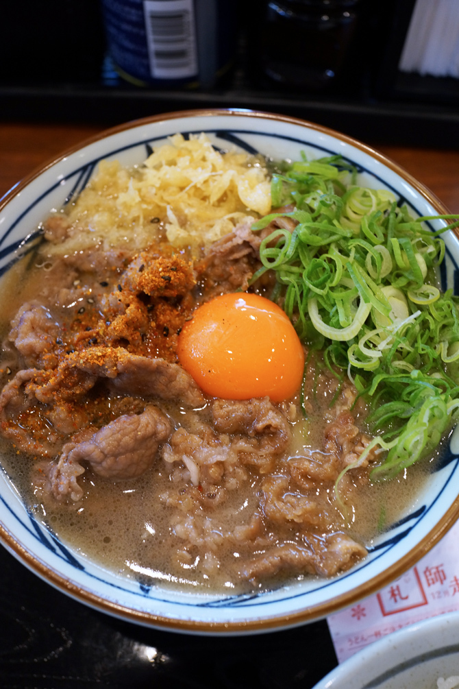 丸亀製麺　牛すきうどん_b0049152_17511492.jpg