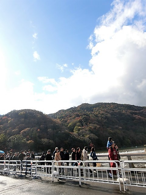 藤田八束の京都の秋@京都嵐山渡月橋、宝厳院、天竜寺の秋・・京都嵐山の秋_d0181492_07234240.jpg