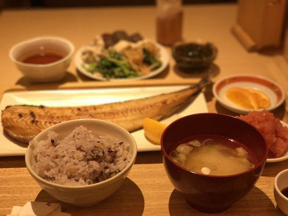ほっけ定食 @さち福や(橋本)_c0212604_21103815.jpg