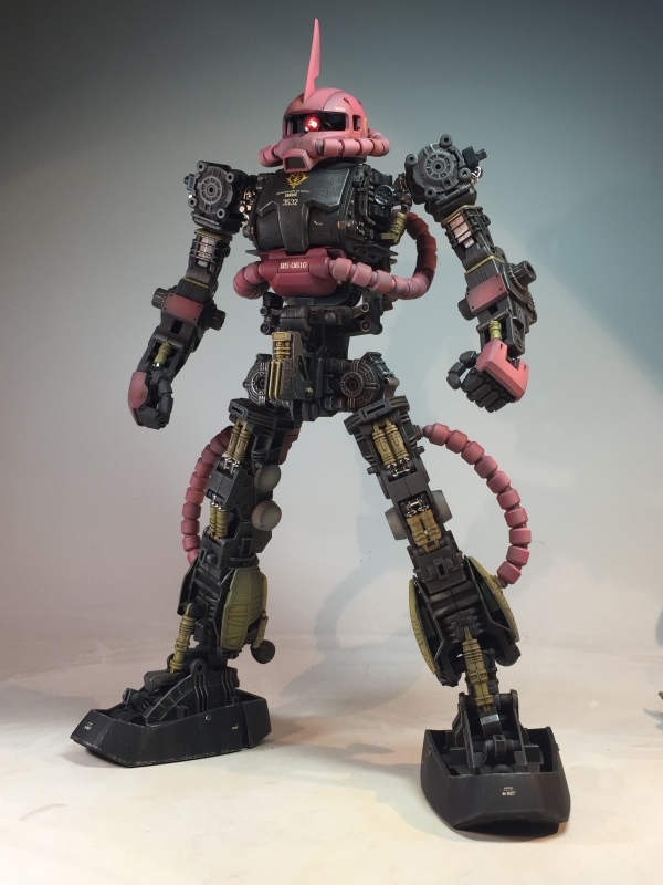 PG 1/60 MS-06S シャア専用ザクⅡ リアル・フレーム再現 PG 1/60 MS-06S シャア専用ザクⅡ リアル・フレーム再現