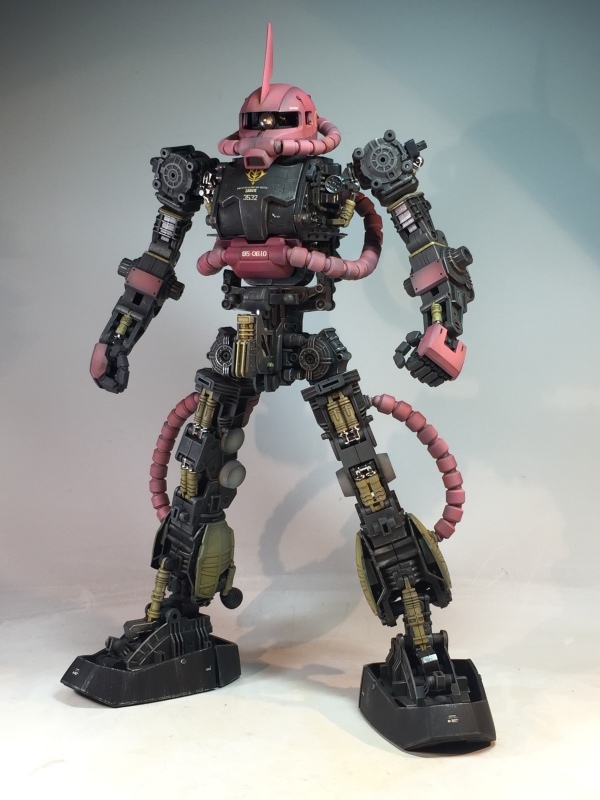 PG 1/60 MS-06S シャア専用ザクⅡ リアル・フレーム再現 PG 1/60 MS-06S シャア専用ザクⅡ リアル・フレーム再現