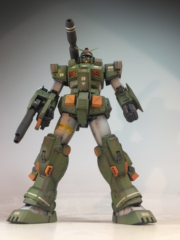 MG 1/100 FA-78-1 フルアーマーガンダム 戦場風 改修塗装完成品】 : K.Criate's 過去作品置き場