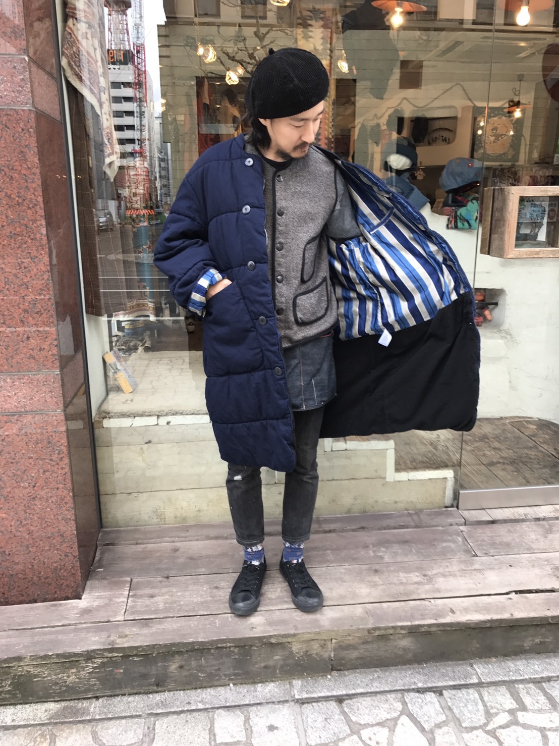 8ozIDG×IDGデニムキルト作務コート : SAPPORO STAFF BLOG