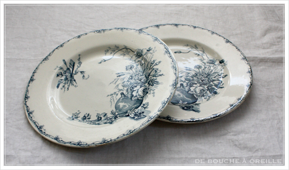 service de vaisselle リュネヴィル製ディナーウェアセット Luneville K&G フランスアンティーク_d0184921_17132680.jpg