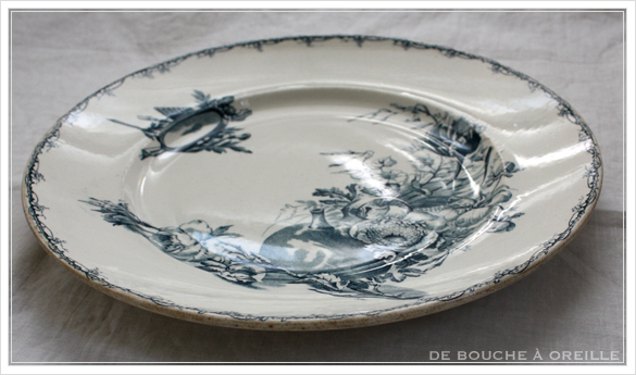 service de vaisselle リュネヴィル製ディナーウェアセット Luneville K&G フランスアンティーク_d0184921_17195905.jpg