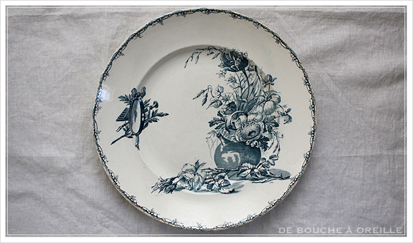 service de vaisselle リュネヴィル製ディナーウェアセット Luneville K&G フランスアンティーク_d0184921_17350065.jpg