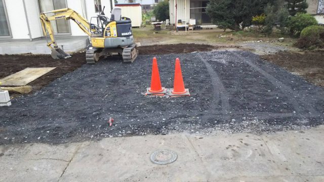11/8　外構工事(筑西市Ｉ様邸）_c0313938_15125117.jpg