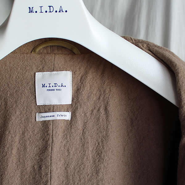 M.I.D.A (ミダ)　『cotton wool hooded coat (M173010)』_c0181543_16105223.jpg