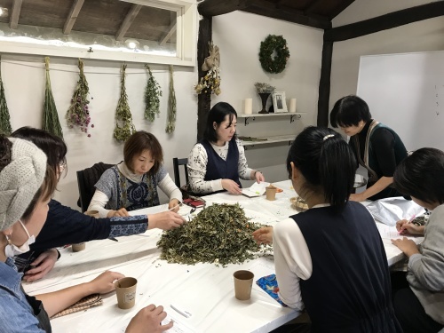 冬のハーブボール作り&セルフケア終了いたしました。_b0239244_17293652.jpg