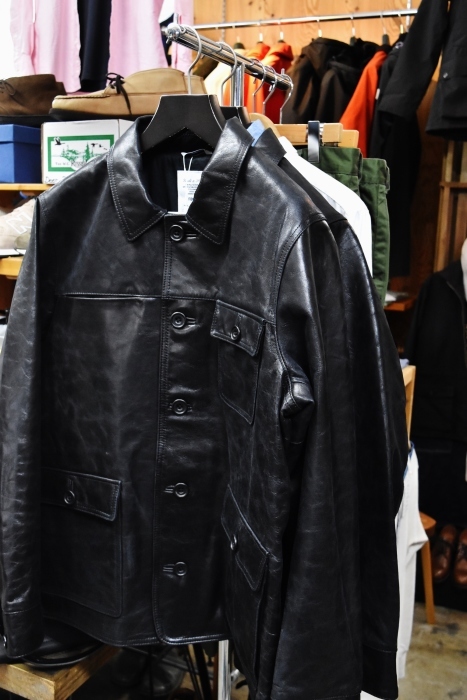 LEATHER CoverAll JACKET ･･･ By FIDELITY_d0152280_07424466.jpg