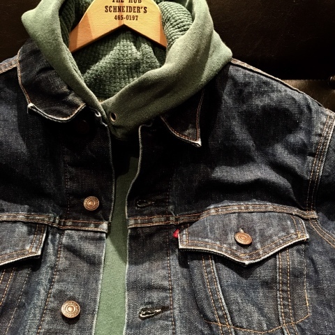 1970s \" MONTGOMERY WARD \" - THERMAL LINING - VINTAGE P/O SWEAT PARKA - Green color - ._d0172088_21130162.jpg