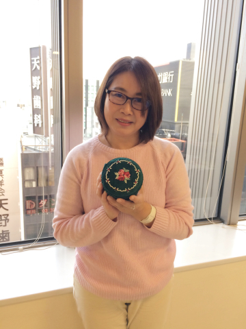  三越カルチャーサロン秋の短期講座『花刺繍のジュエリーボックス』2回目のレッスンにご参加いただきましてありがとうございました♪_a0157409_00050427.jpg