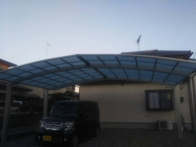 11/21　カーポート設置工事（Ｙ様邸）_c0313938_16121849.jpg