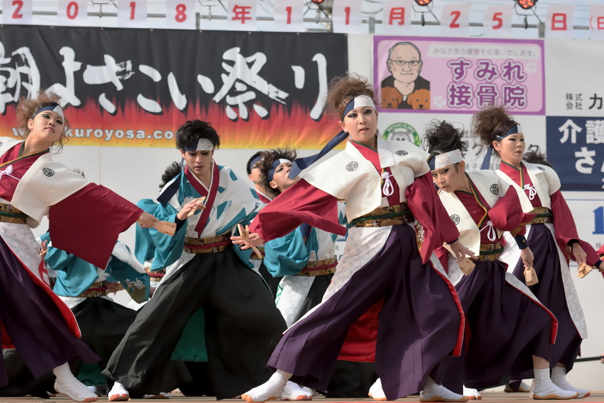 第14回　黒潮よさこい祭り　「水戸藩YOSAKOI連」さん　茨城県_c0276323_22290574.jpg