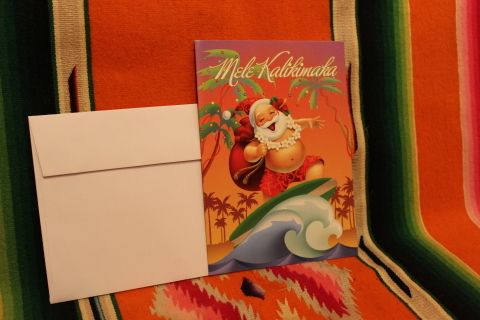 常夏ハワイより届いた「クリスマスカード」_f0191324_08014363.jpg