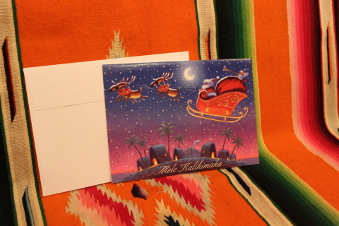 常夏ハワイより届いた「クリスマスカード」_f0191324_08020769.jpg