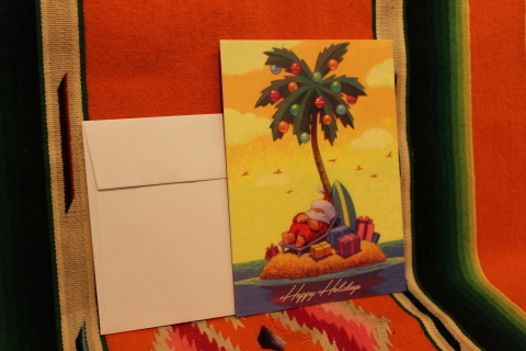 常夏ハワイより届いた「クリスマスカード」_f0191324_08023013.jpg
