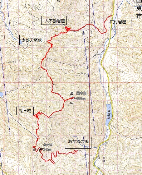 黒木山～太郎天尾根～大不動岩屋を歩く_e0164643_10591128.jpg