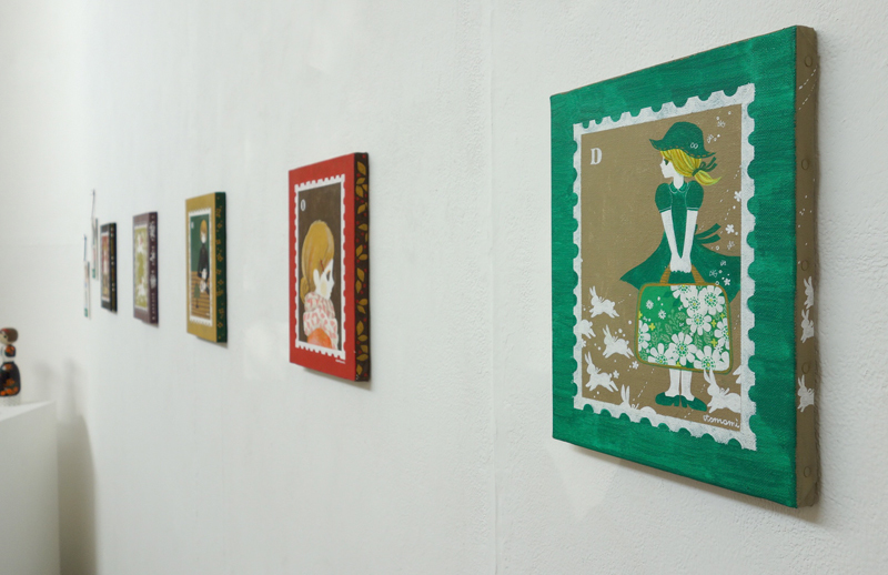 【村上トモミ イラスト展〜毎日が記念日】〜新作!イラストから飛び出したオーナメントたち_a0017350_07560678.jpg