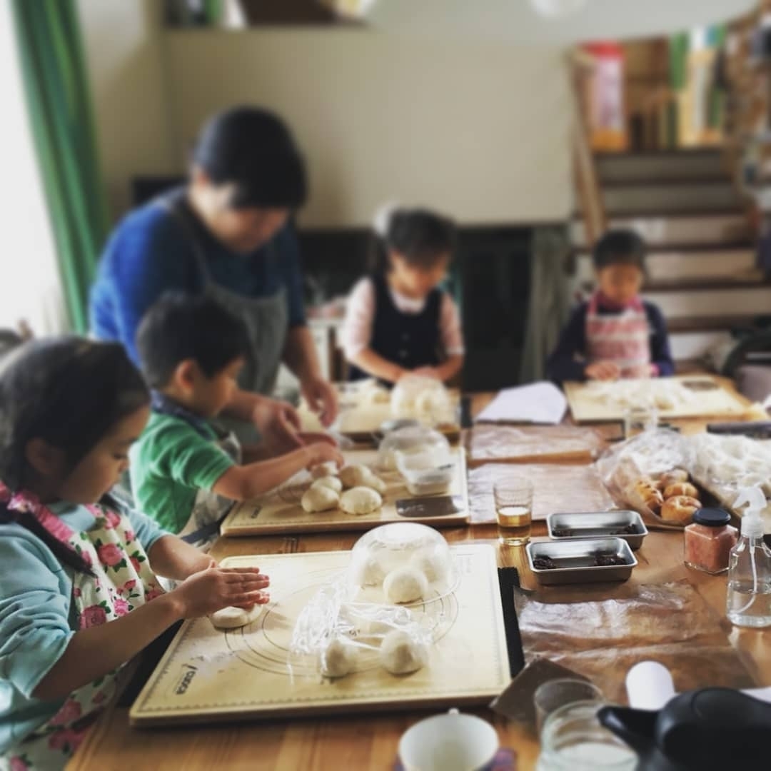 子供パン教室開催と手作りの冬小物 自家製酵母で楽しむ暮らし Uipain ユイパン