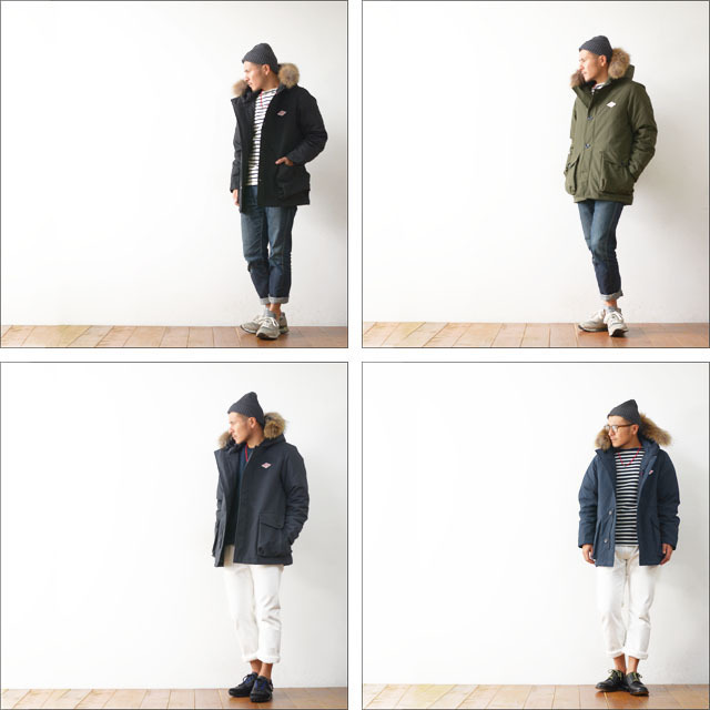 DANTON [ダントン] DOWN PARKA JACKET [JD-8535 LAS] ファー付き