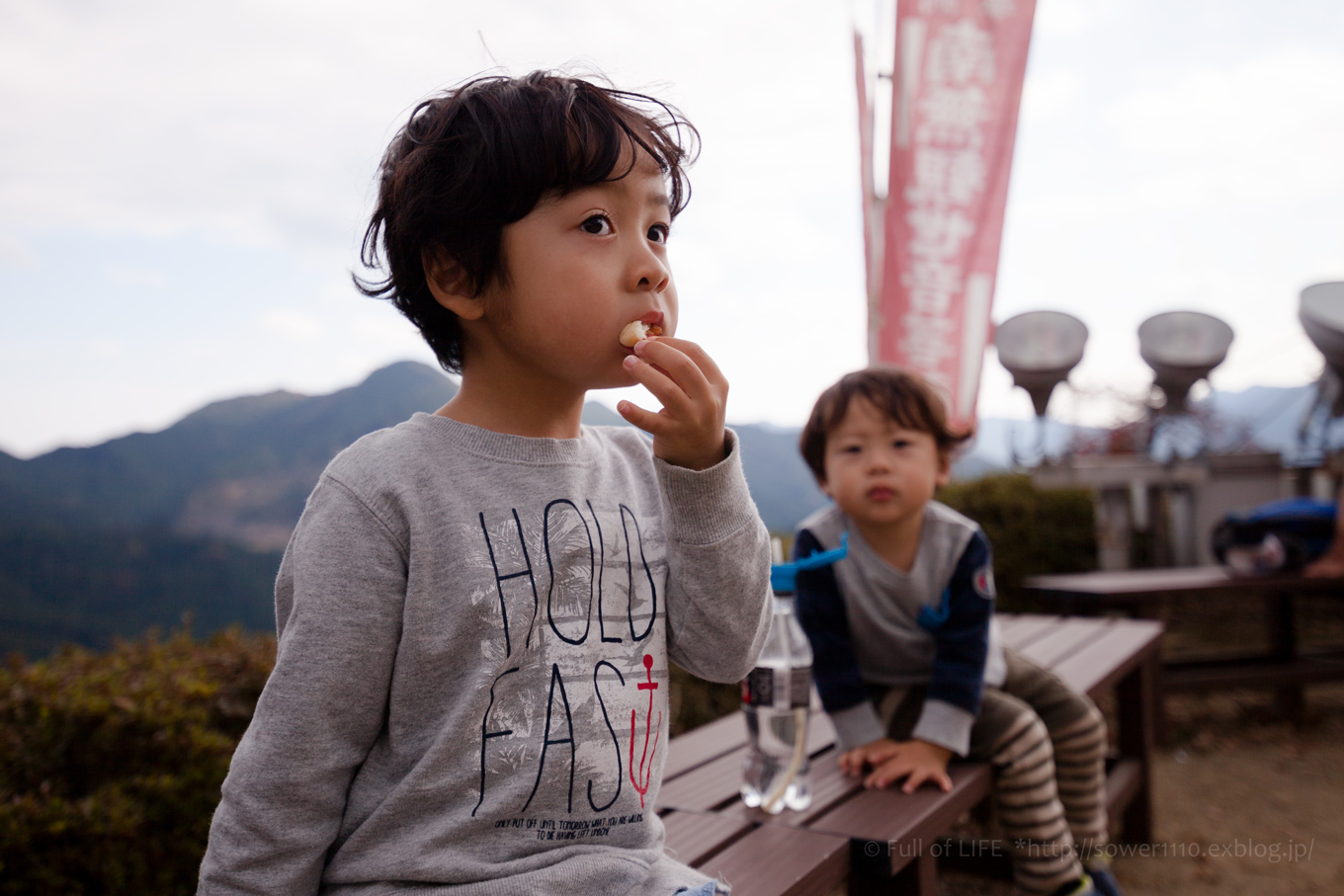 「白雲山 鳥居観音」紅葉狩り幼児プチ登山　救世大観音_c0369219_12214291.jpg