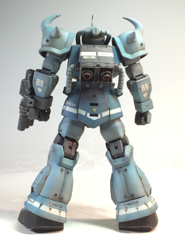 MG 1/100 MS-07B-3 グフカスタム 戦場風 改修塗装完成品】 : K MG 1/100 MS-07B-3 グフカスタム 戦場風 改修塗装完成品】 : K