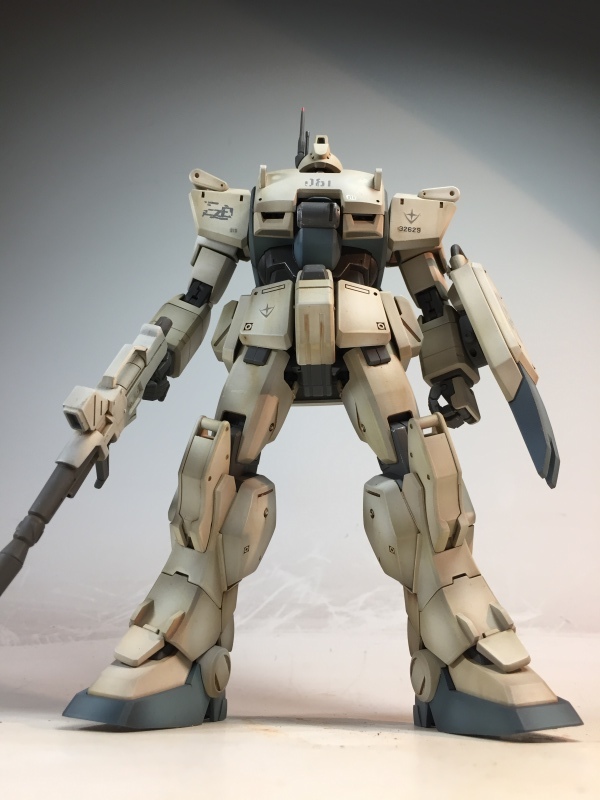 MG 1/100 RX-78G Ez-8 ガンダム イージーエイト 戦場風 改修塗装完成品