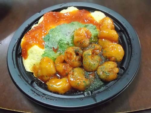 えびちり丼&まぼろしのアンドーナツ&嫁にイラッ!_f0019498_13144415.jpg